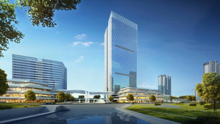 新城控股集团moc芯城汇国家枢纽地标前 建筑面积约115